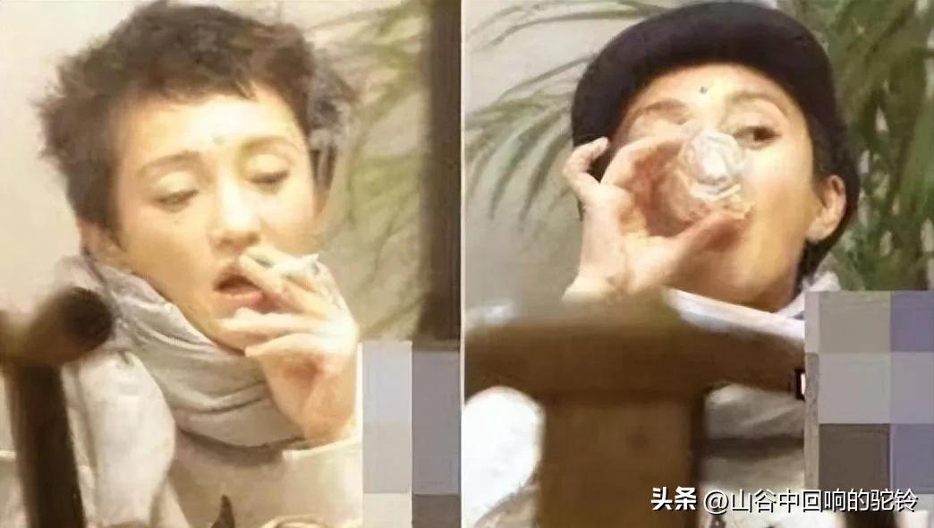 女明星吸烟斗_刘亦菲凌晨抽烟 真实状态 片场压力大